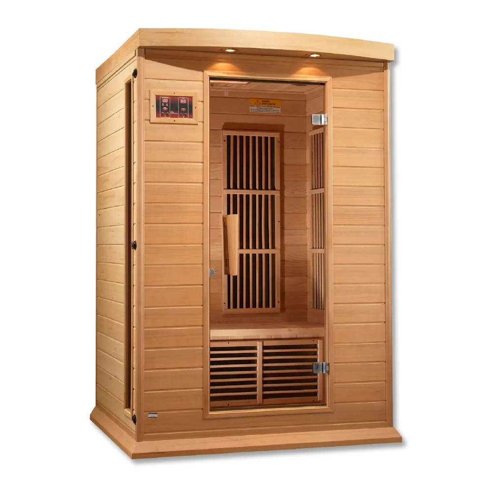 Maxxus Toulouse two person hemlock infrared sauna cabin